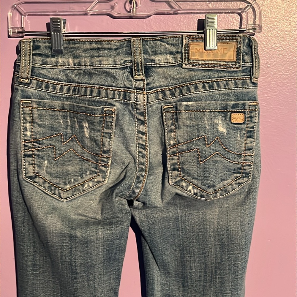 Miss me boot leg low rise jeans size 26